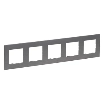 LEGRAND Niloé Step 5-ös keret, csiszolt szürke (863995)
