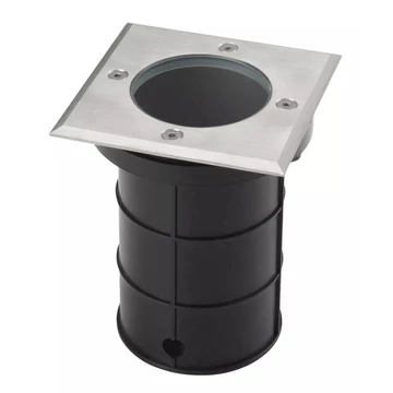 LUMAX Járdába süllyeszthető lámpatest GARDA, Max:50W, IP65, GU10, 220-240V/AC, 120x120x140 mm, négyzet (LMX-LGR52)