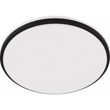 LUMAX Mennyezeti lámpatest LED RING, 20W, 1400 lm, 4000K, 220-240V/AC, IP44, sug.szög:120°, fekete (LMX-LO2002B)