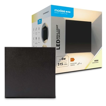 Modee LED Fali Lámpa (LWL0007) 6W IP65 100x100x100mm 4000K (515 lumen) (ML-LWL0007)
