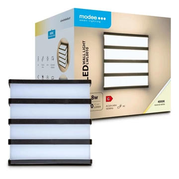 Modee LED Fali Lámpa (LWL0010) 8W IP65 120x120x92mm 4000K (610 lumen) (ML-LWL0010)