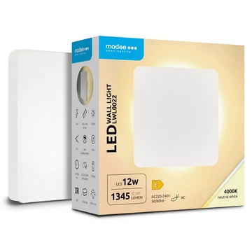 Modee LED Fali Lámpa (LWL0022) 12W IP65 165x165x61mm 4000K (1345 lumen) Fehér (ML-LWL0022)