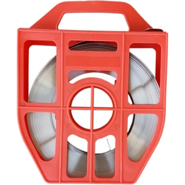 METZ M19R Metz rozsdamentes szalag 19.05x0.7mm műanyag táskában 30 m piros (M926R) (M19R)
