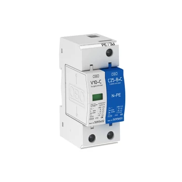 OBO Bettermann V10-C 1+NPE-280 Túlfeszültség levezető SurgeController V10 1+1-pólusú kivitel 280V (5093418)