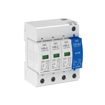 OBO Bettermann V10-C 3+NPE Túlfeszültség levezető SurgeController V10 3+1 kivitel 280V (5094920)