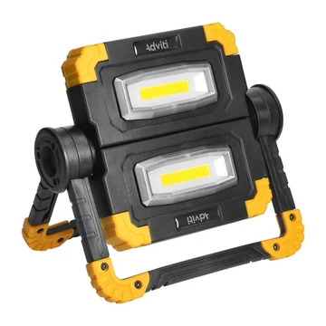 ORNO Hordozható LED reflektor akkumulátorral, COB LED 2x10W 1200lm 4000K IP44 (OR-AD-NR-6466L4)