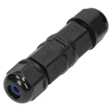 ORNO Vízálló, IP68, MINI csatlakozó elem, egyenes, 1 be-, 1 kimenet, 3x1,5mm2, 450V/30A (OR-AE-13600)