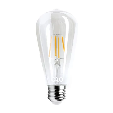 ORO-E27-ST64-FL-CLARO-8W-WW FILAMENT, E, 1055lm, 2700K (ORO04175)