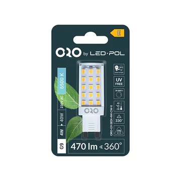 ORO-G9-SEDI-4W-CW-II FÉNYFORRÁS, 470lm, 6500K (ORO05032)