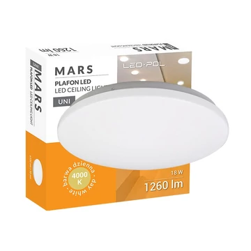 ORO-MARS-18W-DW LED DOWNLIGHT FALI ÉS MENNYEZETI LED LÁMPA, A, 1260lm, 4000K (ORO26017)