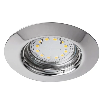 RÁBALUX Lite Beépíthető LED spotlámpa szett, kör, fix, GU10, LED 3x3W, króm (1047)