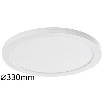 RÁBALUX Sonnet beépíthető és ráépíthető mennyezeti lámp, LED 30W, fehér, D330mm (1490)