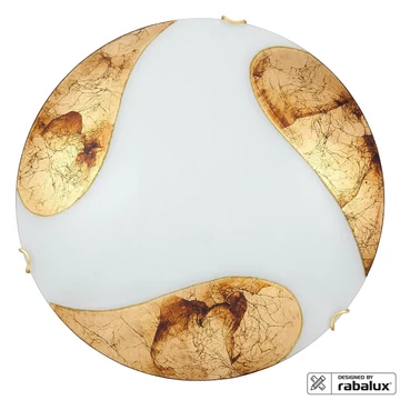 RÁBALUX Art gold mennyezeti lámpa D40 E27 2x60W (1942)
