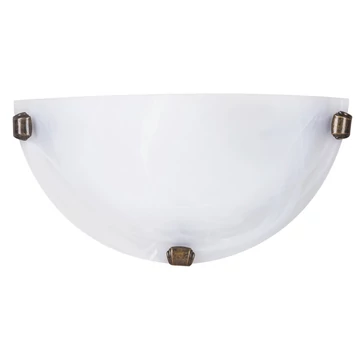 RÁBALUX Alabastro fali lámpa E27 60W fehér /bronz/ (3003)