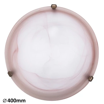 RÁBALUX Alabastro mennyezeti lámpa D40 E27 2x60Wtabaco/bronz (3353)