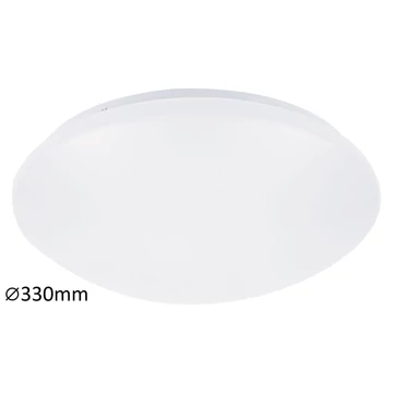 RÁBALUX Lucas mennyezeti lámpa beép. LED 18W D33 fehér IP20 (3435)