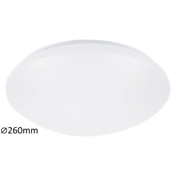 RÁBALUX Lucas mennyezeti lámpa beép. LED 12W D26 fehér IP44 (3437)