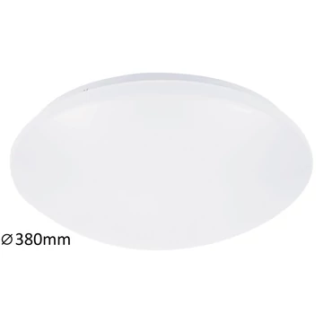 RÁBALUX Lucas mennyezeti lámpa beép. LED 24W D38 fehér IP44 (3439)