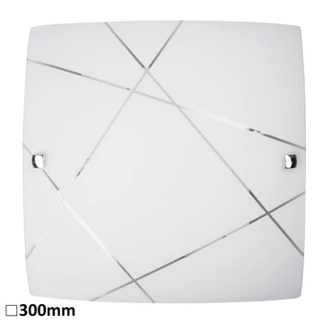 RÁBALUX Phaedra mennyezeti lámpa 300x300 E27 60W fehér (3698)