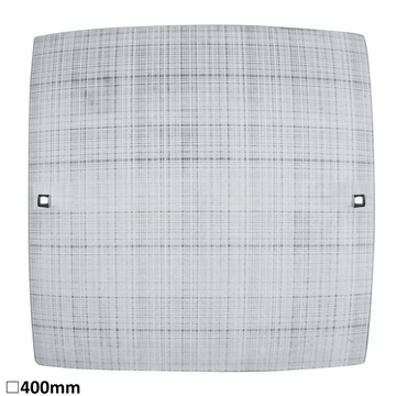 RÁBALUX Scottie mennyezeti lámpa 400x400 E27 2x60W fehér/króm (3889)