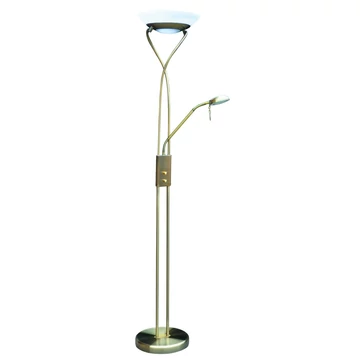 RÁBALUX Gamma állólámpa, R7s 230W+G9 40W bronz-fehér (4078)