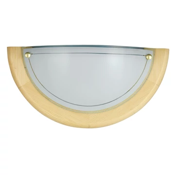 RÁBALUX Ufo fali lámpa, fa, D30, E27, 60W, natúr opál (5401)