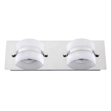 RÁBALUX Tony fürdőszobai lámpa, fali LED2X5W, króm, IP44 (5490)