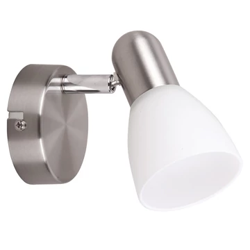 RÁBALUX Soma 1-es spotlámpa E14 1x40W sz.króm opál (6301)