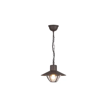 RÁBALUX Almada kültéri függeszték, E27, 1X10W, barna (7885)