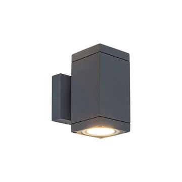 RÁBALUX Buffalo kültéri fali lámpa, GU10, 2X35W, antracit (7888)
