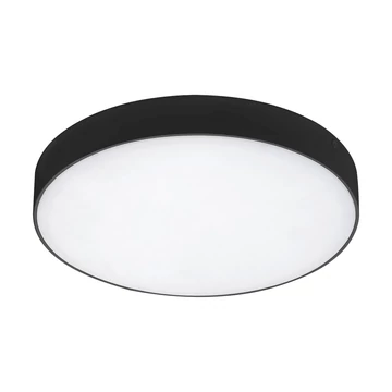 RÁBALUX Tartu kültéri mennyezeti lámpa, LED 18W, fekete, kerek (7897)