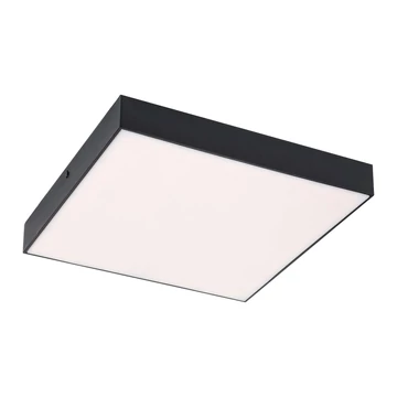 RÁBALUX Tartu kültéri mennyezeti lámpa, LED 18W, fekete, szögletes (7899)