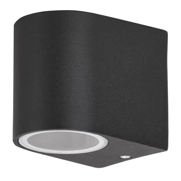 RÁBALUX Chile kültéri fali lámpa, GU10, 35W, fekete, IP44 (8029)