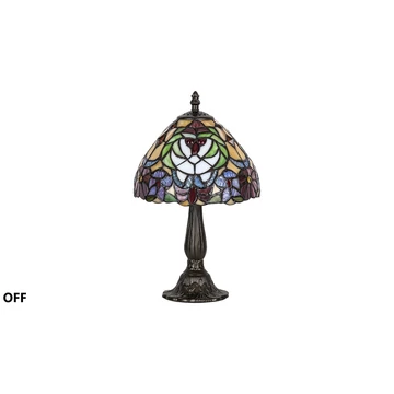 RÁBALUX Mirella asztali lámpa, E14, 40W, tiffany (8089)