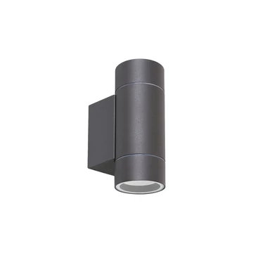 RÁBALUX Phoenix kültéri fali lámpa, szenzor, alum., GU10 2XMAX10W (8119)