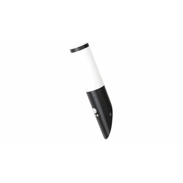 RÁBALUX Black torch kültéri fali lámpa mozgásérzékelővel, E27, 25W, matt fekete, IP44 (8146)