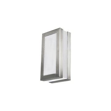 RÁBALUX Stuttgart kültéri fali lámpa, E27, 14W, inox IP44 (8170)