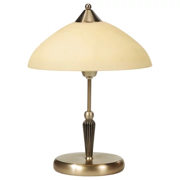 RÁBALUX Regina asztali lámpa, E14, 40W, bronz-krém búra (8172)
