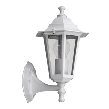 RÁBALUX Velence kültéri fali lámpa, E27, 60W, fehér, IP43 (fel) (8203)