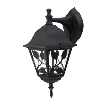 RÁBALUX Haga kültéri fali lámpa, E27, 60W, fekete, IP44 (8243)
