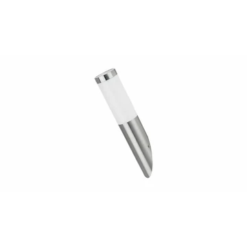 RÁBALUX Inox torch kültéri fali lámpa, döntött, E27, 25W, IP44 (kiállított darab) (8261)