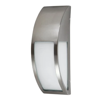 RÁBALUX Genova kültéri fali lámpa, E27, 40W, inox IP44 (8269)