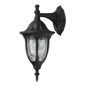 RÁBALUX Milano kültéri fali lámpa, E27, 60W, fekete, IP43 (le) (8341)