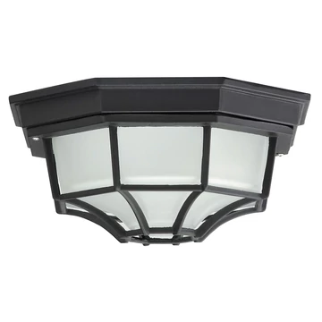 RÁBALUX Milano kültéri mennyezeti lámpa, E27, 100W, fekete, IP44 (8346)