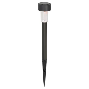 RÁBALUX Solar 1 kültéri napelemes lámpa, LED, 0,1W, fekete, IP44 (8365)