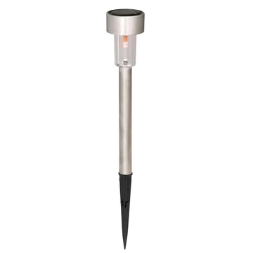 RÁBALUX Solar 1 kültéri napelemes lámpa, LED, 0,1W, inox IP44 (8366)