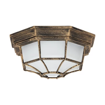 RÁBALUX Milano kültéri mennyezeti lámpa, E27, 100W, antik arany, IP44 (8376)
