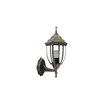 RÁBALUX Nizza kültéri fali lámpa, E27, 60W, antik arany, IP43 (fel) (8452)