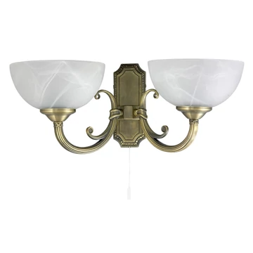 RÁBALUX Marlene 2ágú fali lámpa, E14, 2x40W, bronz (8542)