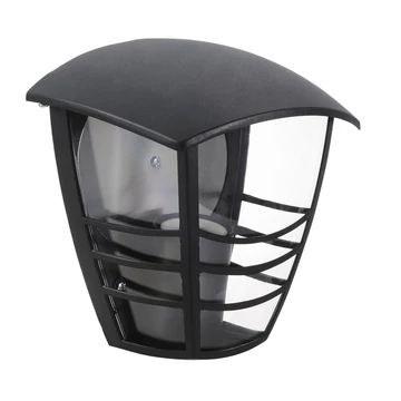 RÁBALUX Marseille kültéri fali lámpa, E27, 60W, fekete, IP44 (fel) (8570)